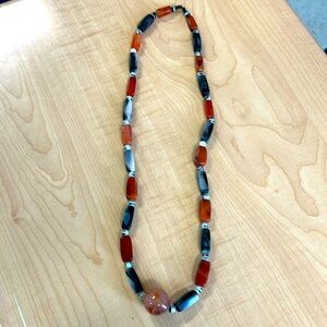 Vintages Agate Beaded Neckl Necklace